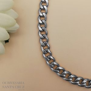 Colar de Aço Malha Batida