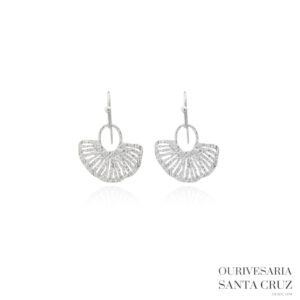 Brincos de Aço Etnicos Martelados