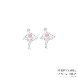 LUCA BARRA Brincos de Aço Bailarina