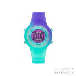 WATXandCO Relógio Digital Tropicality Turquoise 38mm