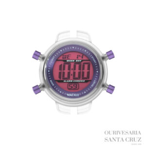 WATXandCO Relógio Digital Tropicality Purple 38mm