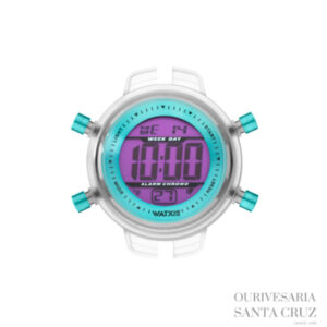 WATXandCO Relógio Digital Tropicality Turquoise 38mm
