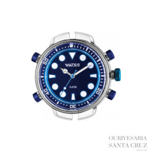 WATXandCO Relógio Analogic Scubax Goldfish Blue & Blue 49mm